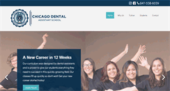 Desktop Screenshot of chicagodentalassistantschool.com